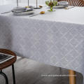 Diamond pattern rectangular waterproof tablecloth